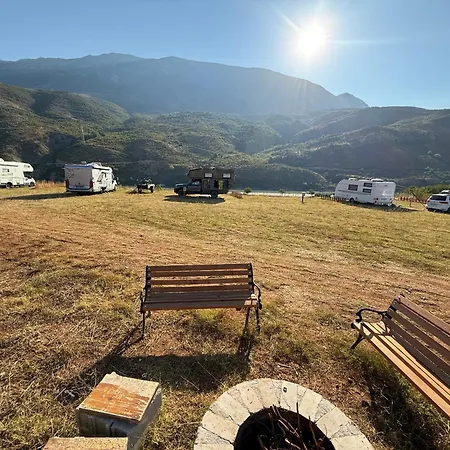 Rv Parking And Wild River Campeggio Tepelene
